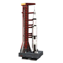 Saturn V -raketin laukaisualustan paperimallisetti avaruustutkimuksen harrastajille keräilijöille harrastajille