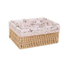 Aufbewahrungskorb aus umweltfreundlichem, strapazierfähigem und formbeständigem Rattan – ideal für Zuhause