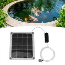 10W Solar Pond Aerator | Noiseless Solar Air Pump with Oxygen Stones | For Fish Ponds & Aquariums | Energy Efficient Solar Powered Water Oxygenator