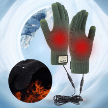 USB Heated Touchscreen Gloves for Winter – Lightweight Warmth for Skiing, Snowboarding, Biking, Hiking; Compatible with USB power; Great Gift