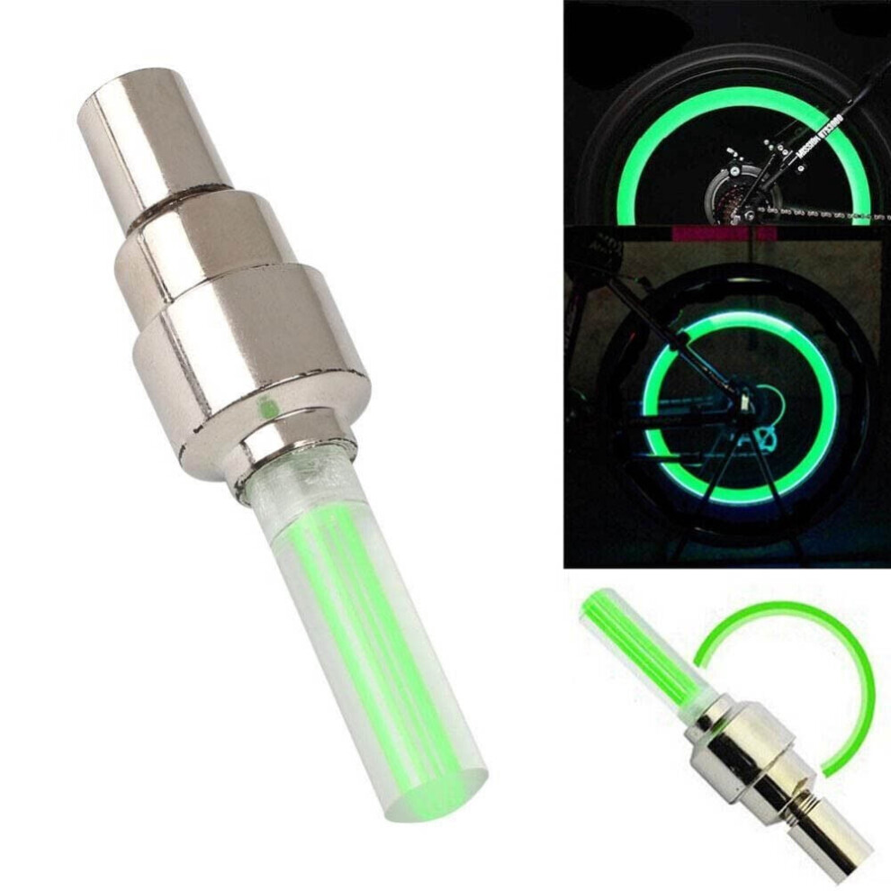 Valve Stem Led Cap For Bike Bicycle Car Motorcycle Wheel Tire Lamp 10Pcs Light 9028731007489