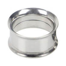 1Pc Ear Expander Solid Color Skin-friendly Stainless Steel Double Flared Ear Gauges for Men Women Steel 6mm