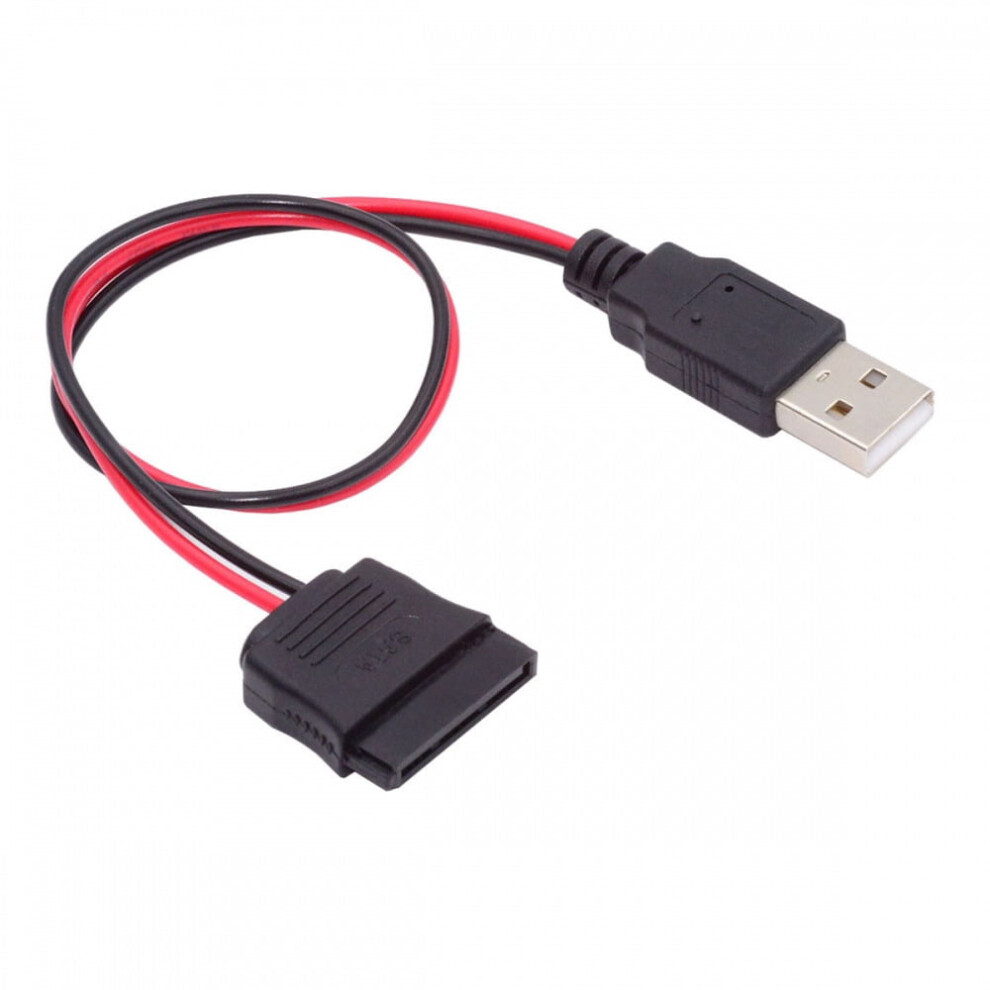 Cy Dc 5V Single Usb To Sata 15Pin Power Cable For 2.5 Inch Sata Hdd Ssd Disk Driver 5V 2A Max 9028731008615