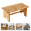 Toiletstool Antislip Voetsteun Houten Treeplankje 3