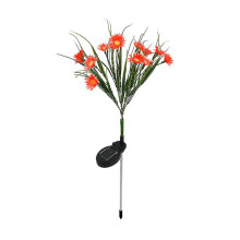 Lampes solaires de jardin en forme de marguerite à 42 LED, lampes à piquer étanches pour cour, terrasse, allée – Compatibles avec