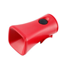 DAMAI 120 dB Wiederaufladbare elektrische Hupe, kompakte Universalhupe für Straße/Mountainbike/Roller – Rot (Kompatibel mit Erwachsenen und