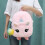Rosa Cartoon Einhorn Rucksack Schulrucksack Mädchen Freizeit 5