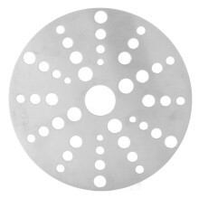 Difusor de calor, placa conductora de calor de acero inoxidable para vitrocerámica, estufa de gas y utensilios de cocina magnéticos, 18 cm/7,09