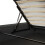 Ascot Kingszie 5ft Ottoman Storage Fabric Bed Grey 3