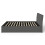 Ascot Kingszie 5ft Ottoman Storage Fabric Bed Grey 5
