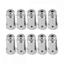 Compatible 70% Off 10pcs O2 Sensor Spacer Adapter Extender Extension Straight 45mm M18x1.5 Extension Spacer Extender Car Parts