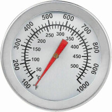 Max 500C/1000F Stainless Steel Oven Thermometer for Oven, Pizza Oven