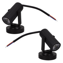 Pretyzoom Stage Spot Lights LED Stage Light Plastic 2PCS