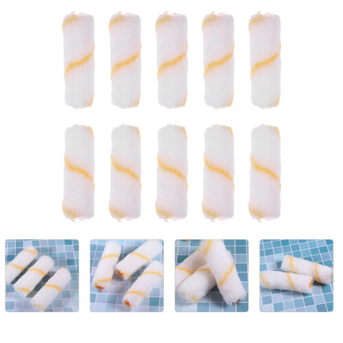 48Stk Mini Farbwalzen Mit Polyesterhülle, Kunststoff, Bunt, Profi-Set 2
