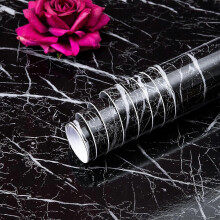 Niviy furniture film Self -adhesive marble film contact paper adhesive film decorative foil for furniture kitchen living room table moisture -resistan