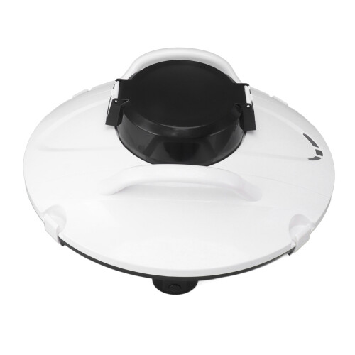 Robot limpiafondos inalámbrico automático e impermeable con potente succión para piscinas elevadas. 2