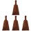 4 Stuks Plafondstofzuigerkop Spinweb Reinigingsborstel 4