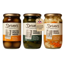 Drivers Pickled Onion, Gherkins & Mixed Veg 710g