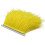 (Yellow) 2m ostrich feather ribbon selvage for millinery projects 1