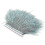 (Light Blue) 2m ostrich feather ribbon selvage for millinery projects 1