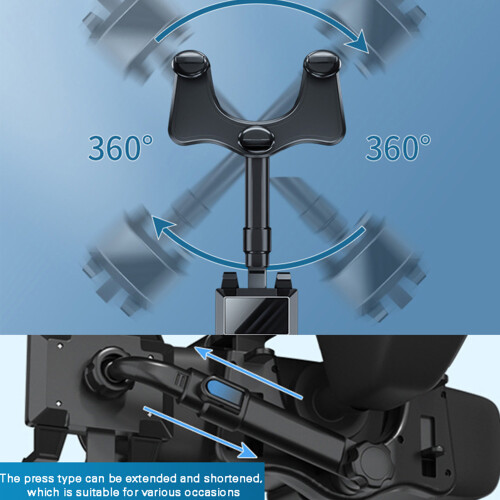 Rearview Mirror Phone Mount for 4-7\" Devices