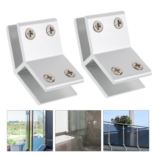 2 Pcs Dryer Railing Clamp Shelf Mount Railings 1