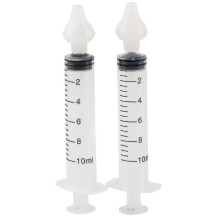 KINCJON 2pcs 10ml Syringe Baby Nasal Irrigator Silicone Baby Infant Nose Cleaner Rinsing Device Chumian
