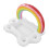 Inflatable Rainbow Cloud Drink Holder Floating Beverage Salad Fruit Serving Bar Pool Float Tool 4