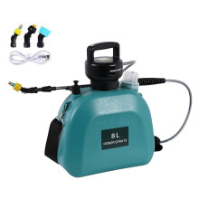 (Green 8L) Water Sprayer Bottles Multiple Nozzles Cordless Electric Garden Pump Sprayer Green 5l