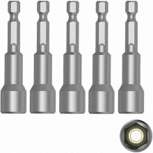 Magnetic Bit Holder, 10 mm 1/4" Hexagonal Screwdriver Socket with Quick Change Groove for Electric Hand Drill/Lithium Drill/Pneumatic Screwdriver/Impa