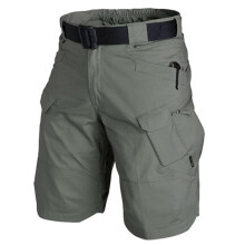 (M, Green) Men's Waterproof Tactical Work Shorts, Casual Military Combat Shorts, Lightweight Breathable Hiking Fishing Outdoor Cargo Shorts