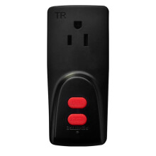 GFCI Adapter 15 Amp 3 Prongs Grounded,GFCI Plug Portable Plug-in Ground Fault Circuit Interrupter to Protect Electric US