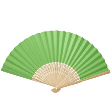 Éventail pliant décoratif pour enterrement de vie de jeune fille, éventail portable à main avec cadre en bambou lisse pour les invités de