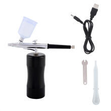Kit de aerógrafo portátil com compressor, ferramenta de pulverização de alta precisão para nail art, tatuagem, maquiagem, pintura de modelos e
