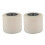 2X Palette Drehen 80 x 70mm Nylon Beige + Silber 1