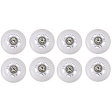 Paquete de 8 Ruedas de Skate en LíNea Ruedas de Repuesto para Principiantes Ruedas de Repuesto con Rodamientos 70 mm