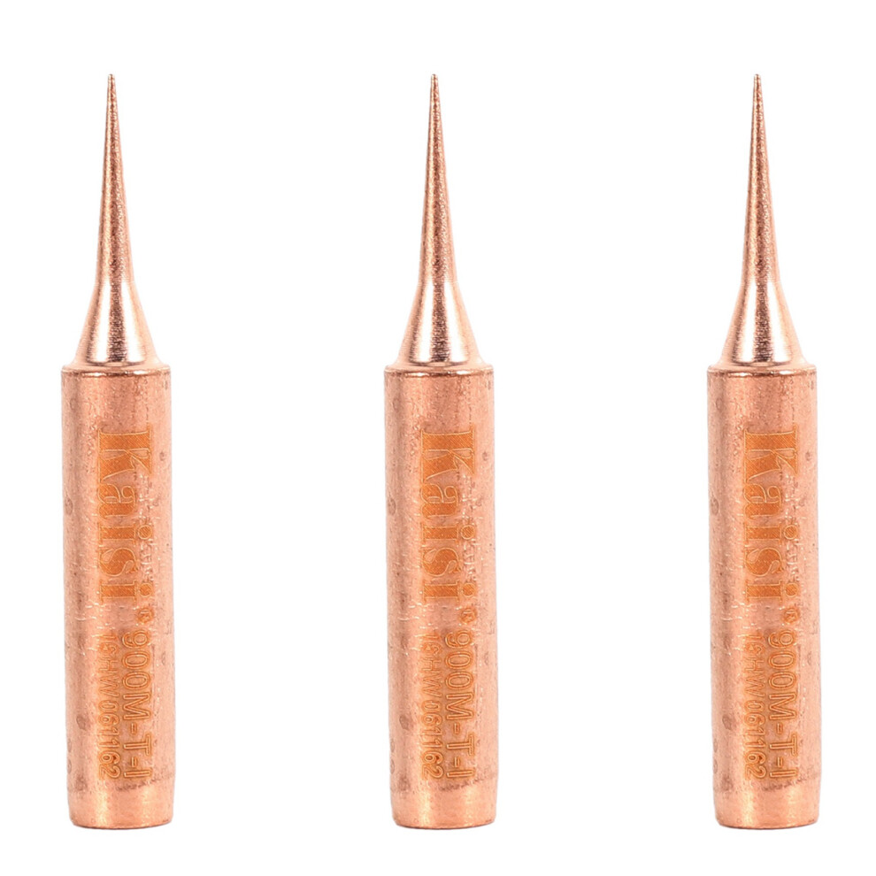 3X Kaisi Oxygen-Free Copper Soldering Iron Tip 900M-T-I For Solder Station Tools Iron Tips 6031416216901