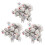60 Pcs Keychain Key Ring Hang Tooth Shape Cute Dental Gift 1