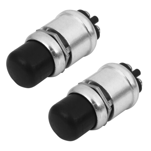 2X Heavy Duty Waterproof Car Boat Horn Engine Start Momentary  Push Button