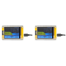 2X Bitcoin Nerd Miner V2 55-56KH/S 2.8 Inch Display BTC Nerdminer LCD Display Crypto Solo Lottery Miner