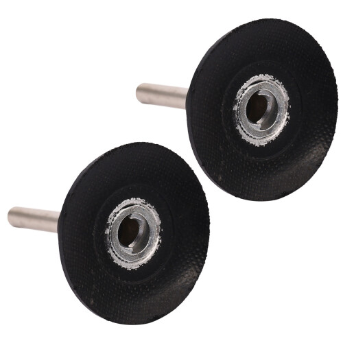 2X 50mm Backing Pad 6MM Shank Holder Sand Sanding Discs for Discs