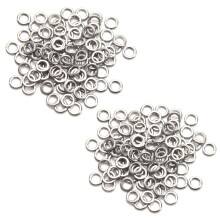 2X Fishing Solid Ring Jigging Fishing Accessories the Best 304 Stainless Steel Very Large Test NO.1