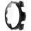 (Black) Compatible For Garmin Forerunner 265S Anti-scratch PC Watch Case with Tempered Glass Screen Protector 1