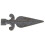 Fence Accessories Garden Decor Iron Finial Schwarz 1 Stück 2