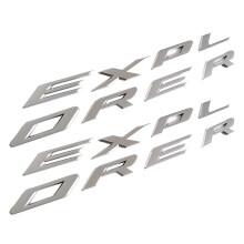 16X Explorer Car Emblem Front Hood Emblem 3D Letters Explorer Sticker Fit for 2011-2019 Explorer (Gloss Silver)
