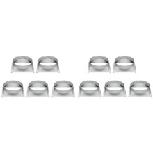 10X Air Conditioner Exhaust Hose Interface, Portable Home Mobile Air Conditioner Body Fitting Connector, Square 15cm