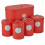 Cooks Professional Cooks Professional 5 Piece Kitchen Storage Set | Red / Silver 1