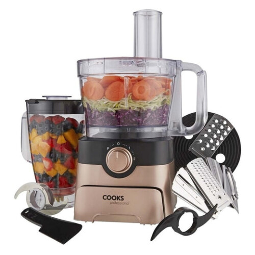 Cooks Professional Cooks Professional Food Processor | Black / Rose Gold