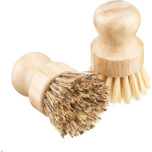 Cooks Professional Set of 2 Bamboo Pot Brushes