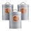 Cooks Professional Cooks Professional 3 Piece Kitchen Storage Set | Grey / Copper 1